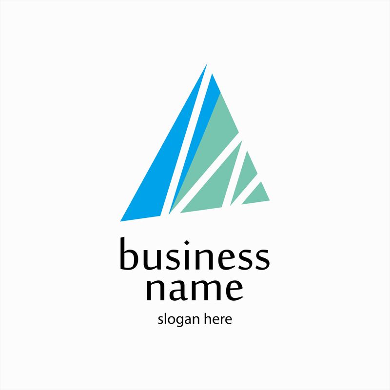 抽象三角形标志