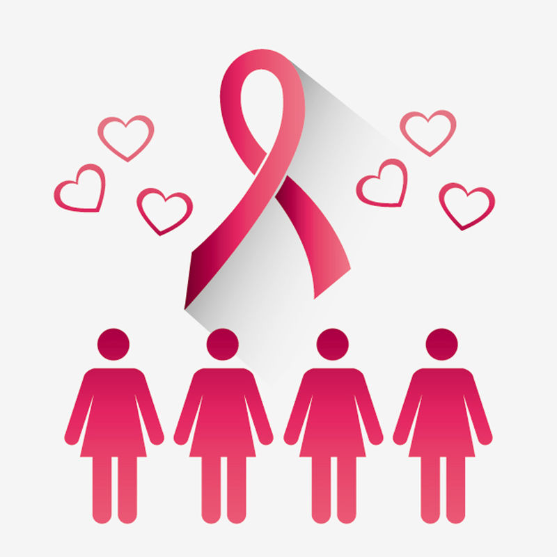 乳腺癌设计-向量图EPS 10