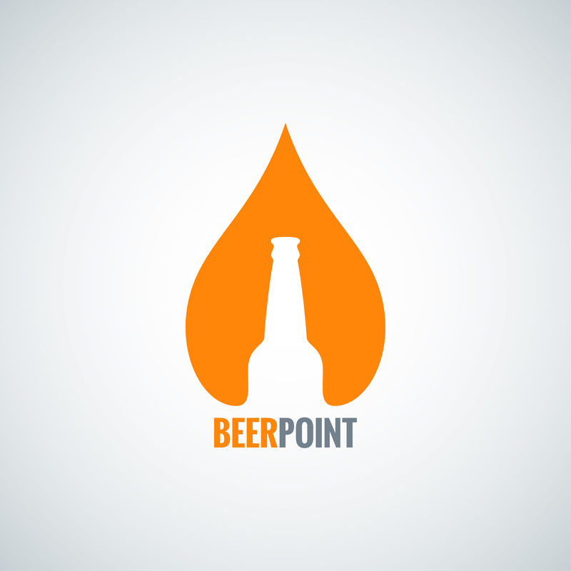 啤酒瓶设计背景