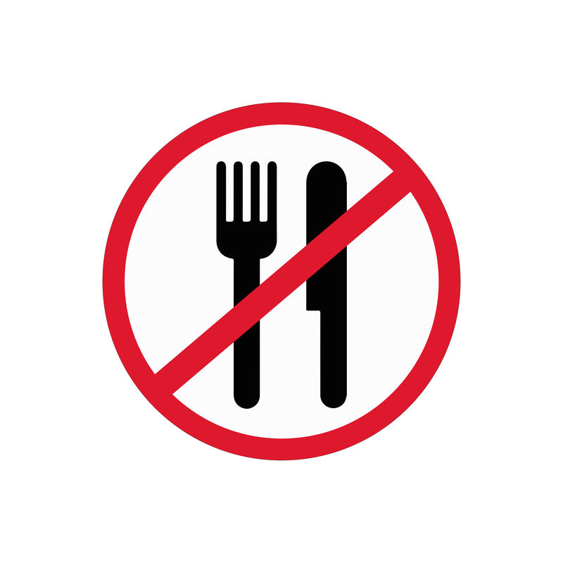 禁止食用标志嘴巴图片