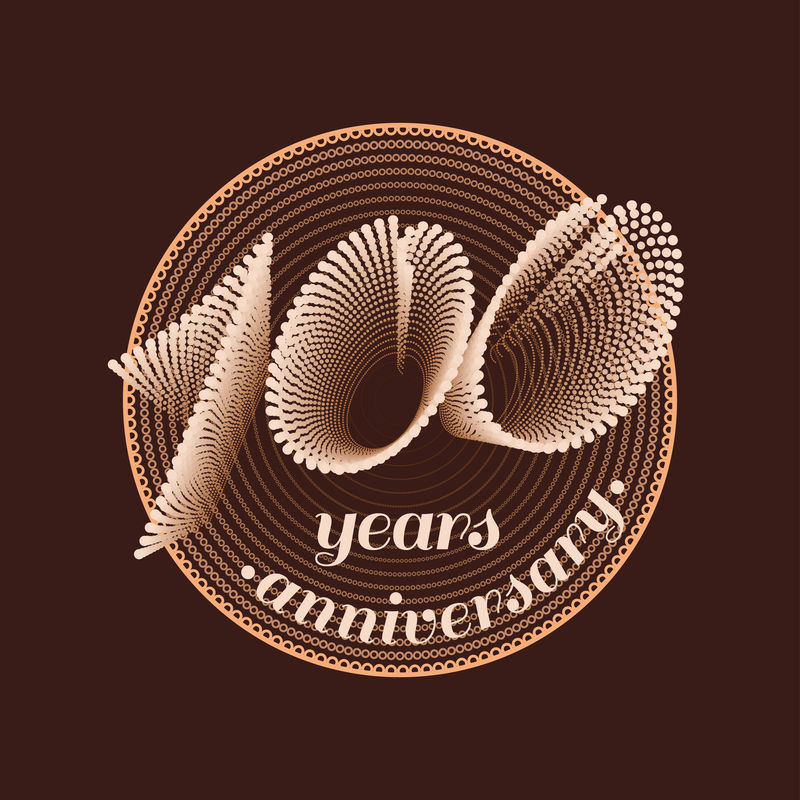 100周年纪念矢量图标