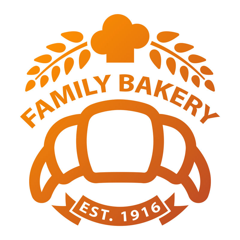 烘焙徽章和标志图标