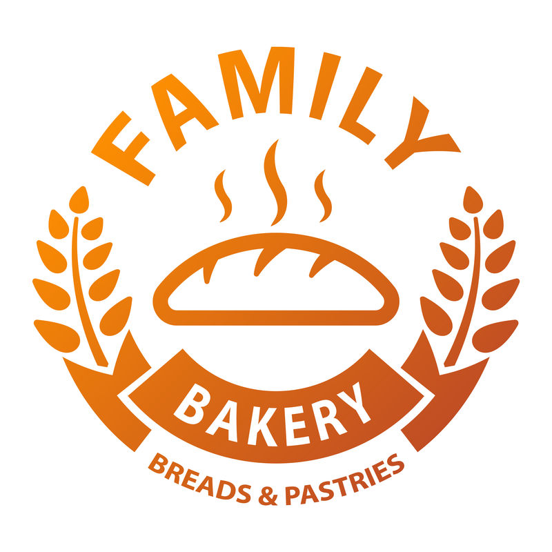 烘焙徽章和标志图标