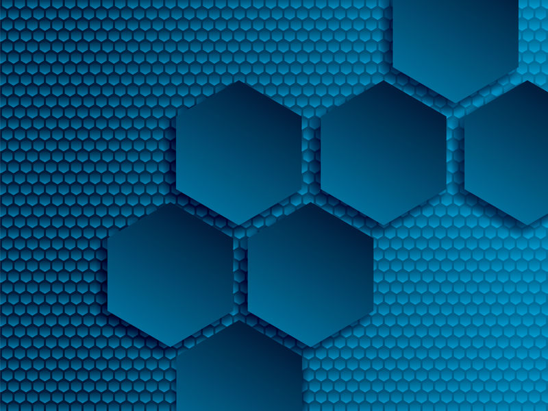 抽象背景与六边形