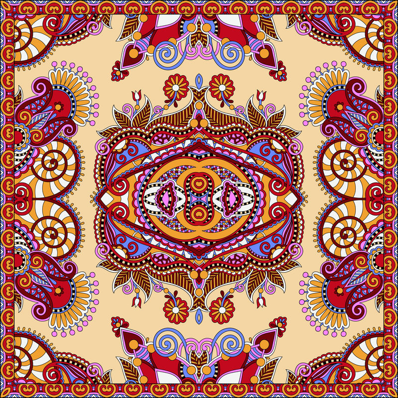 传统奥林匹克花卉派斯利·班达纳