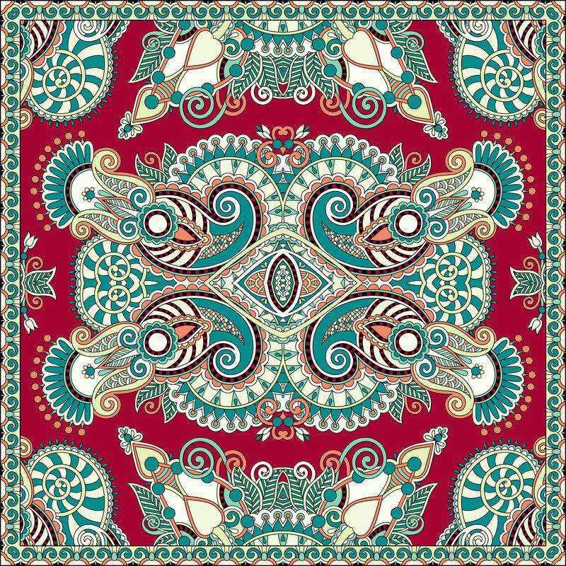 传统奥林匹克花卉派斯利·班达纳