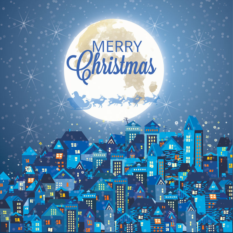 圣诞和新年装饰矢量图