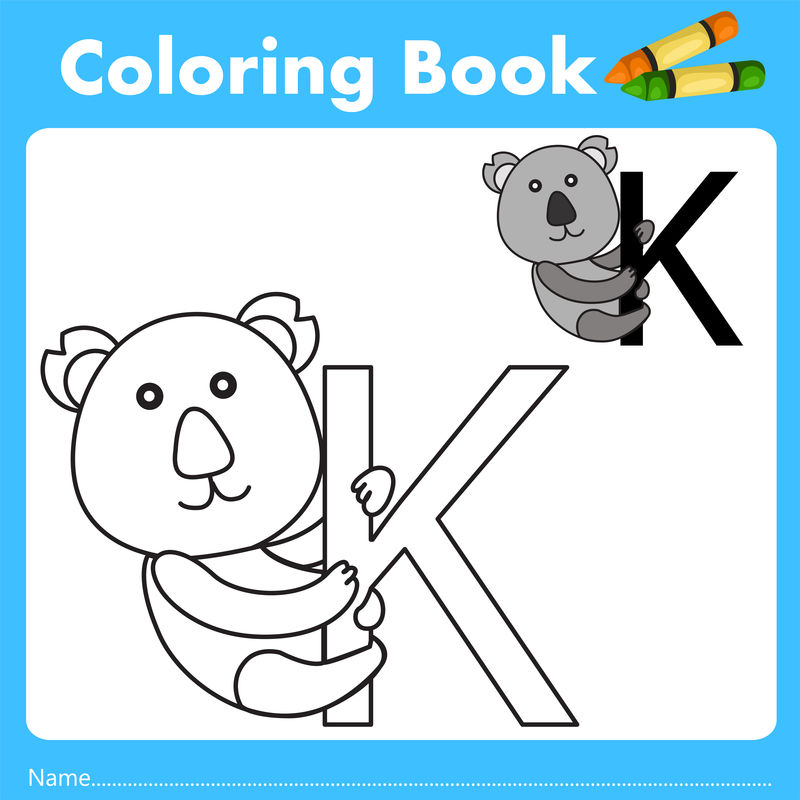 树熊动物彩书插画