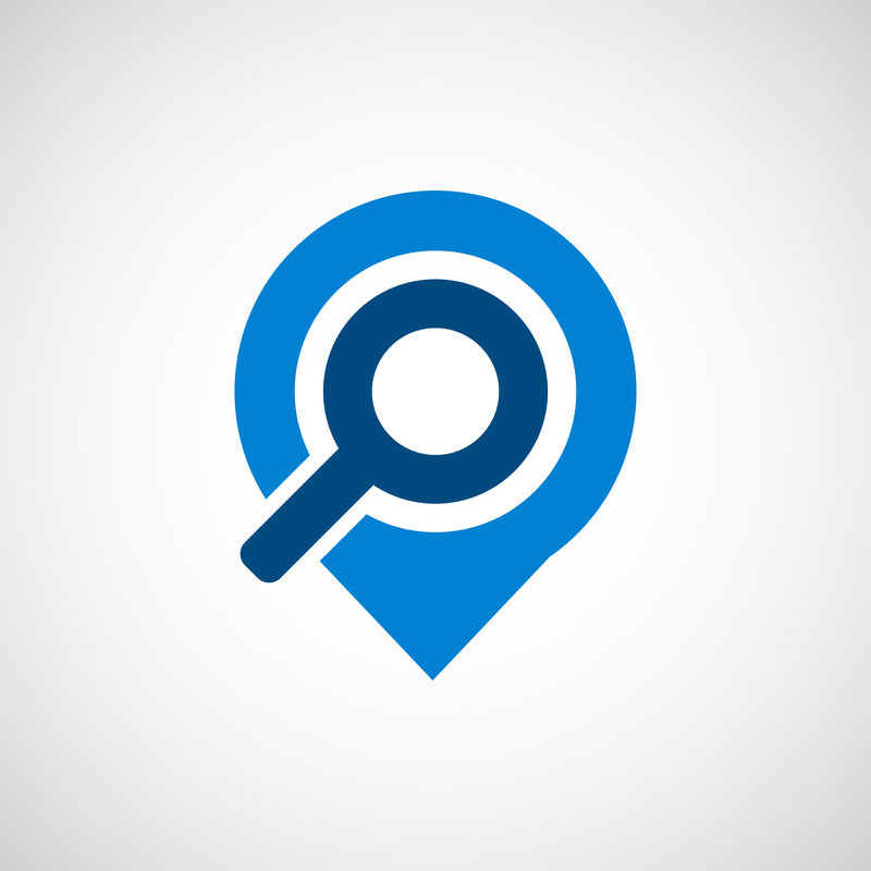 搜索放大镜图标-Lorem Ipsum平面设计JPG