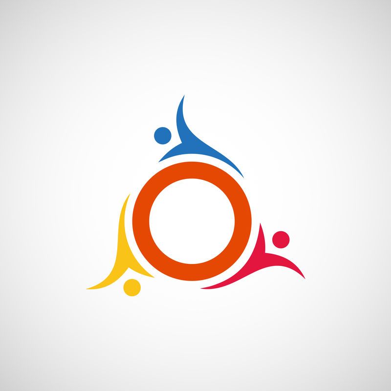 矢量彩色大标志