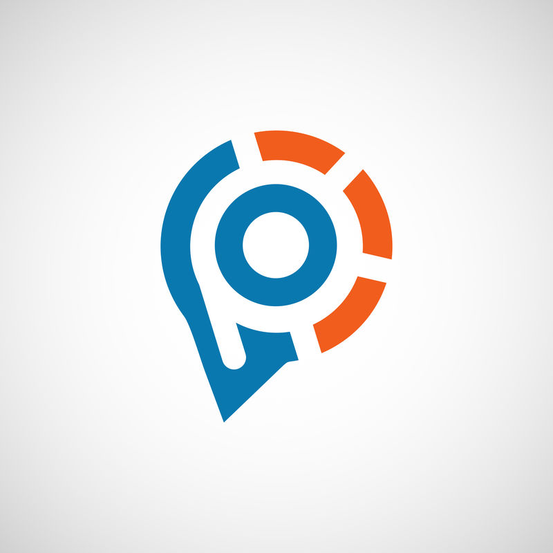 矢量彩色大标志