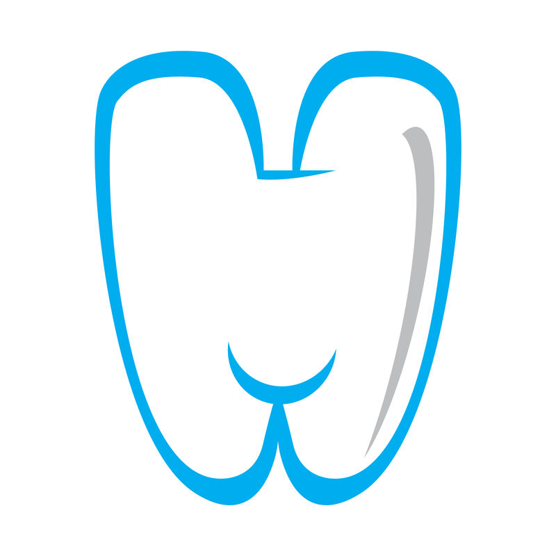 牙科标志模板矢量图示图标设计