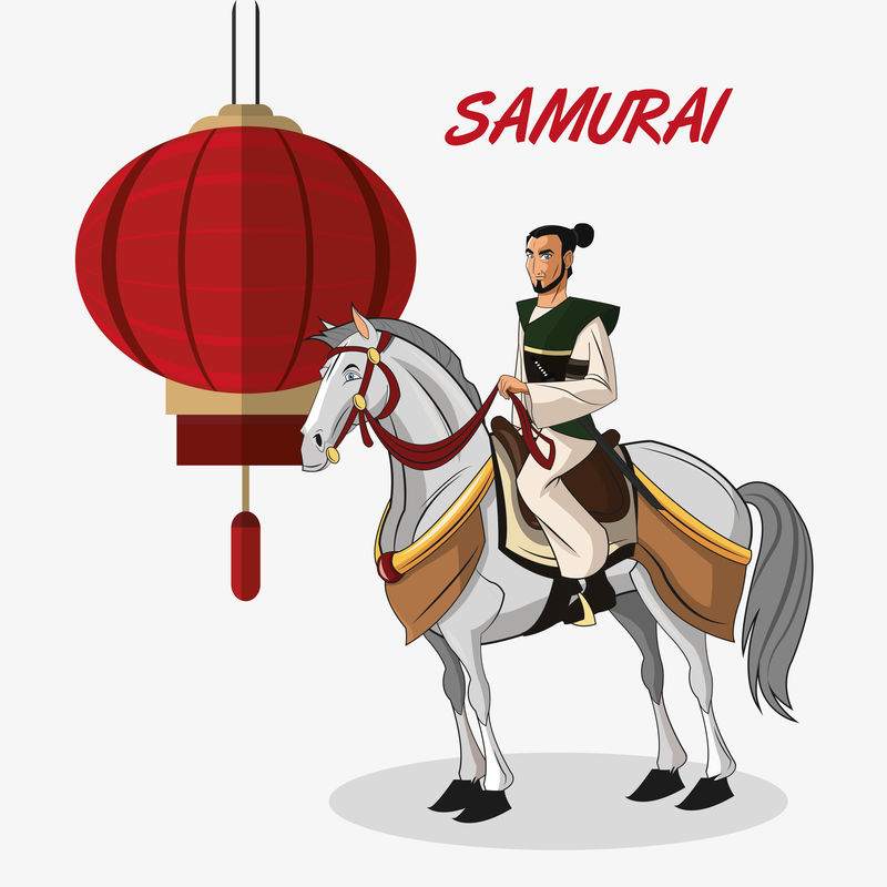武士马卡通设计