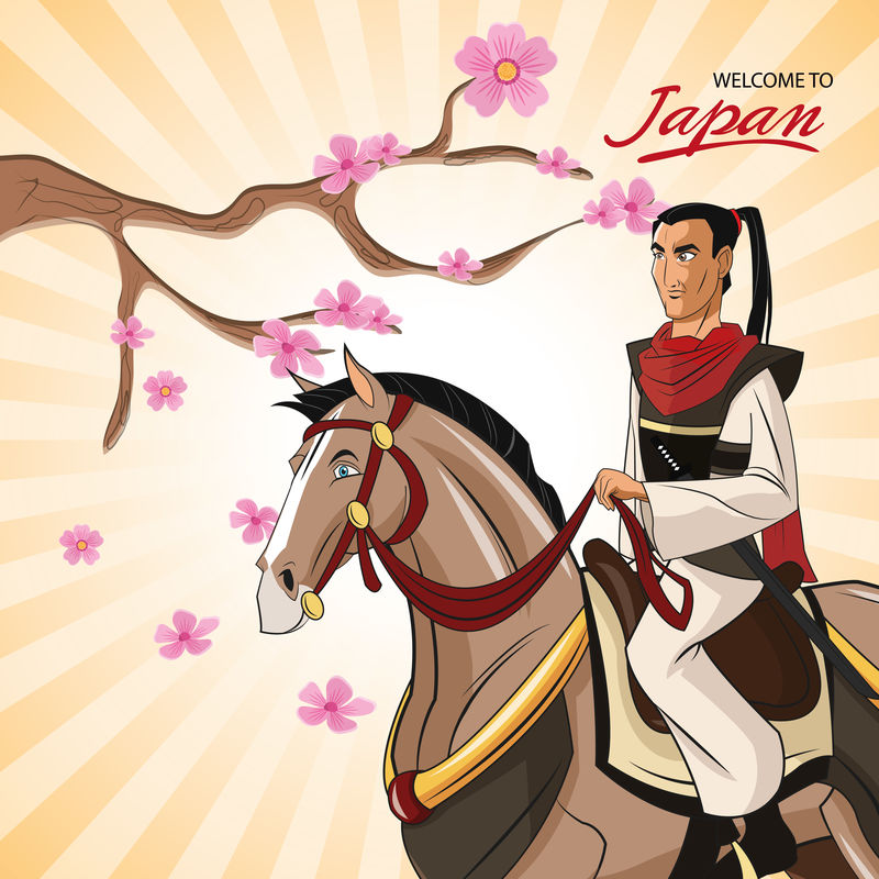 武士马卡通设计