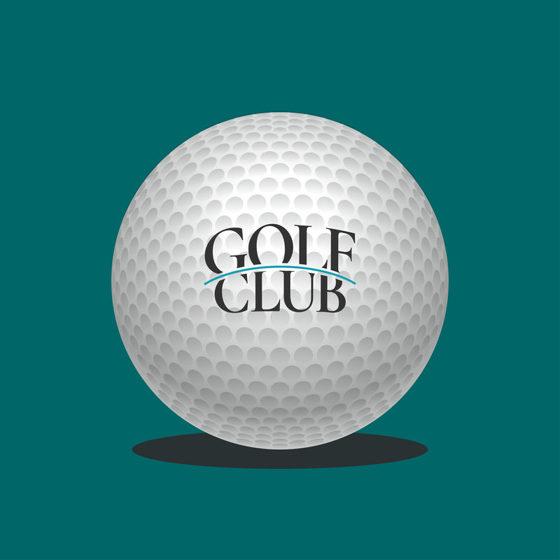 高尔夫标志矢量模板