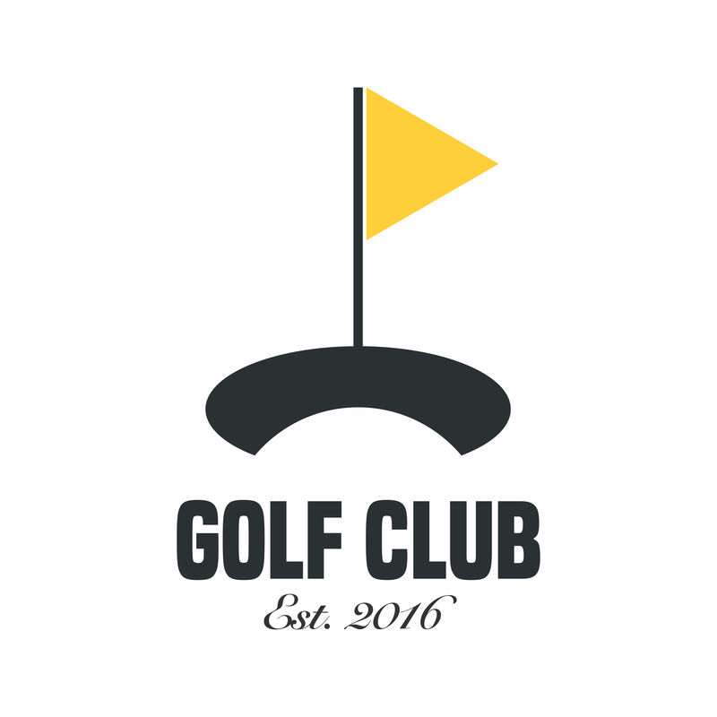 矢量高尔夫logo设计图片