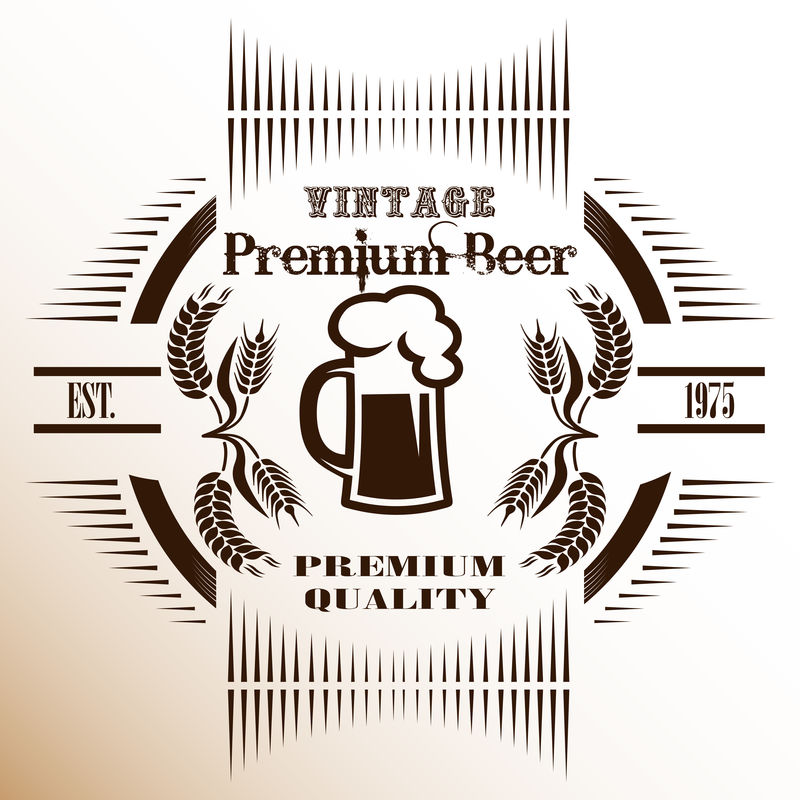 啤酒节独立矢量图EPS 10