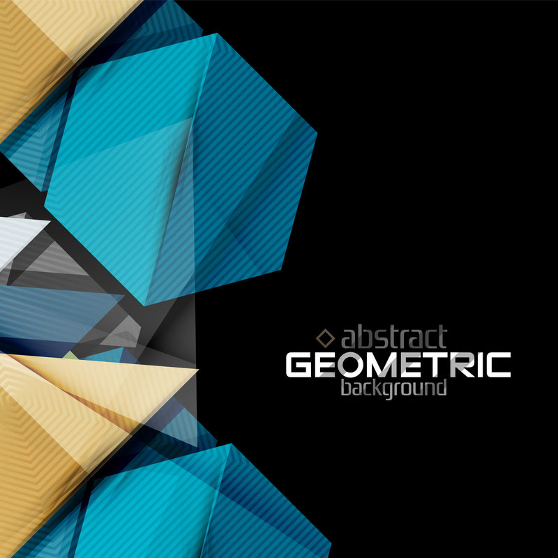 黑色纹理纸几何图形