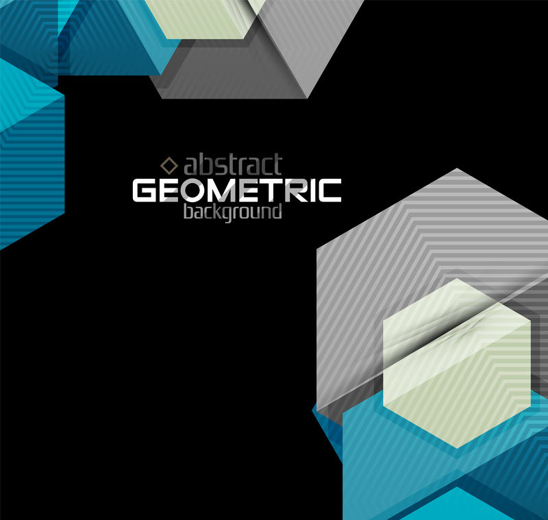 黑色纹理纸几何图形