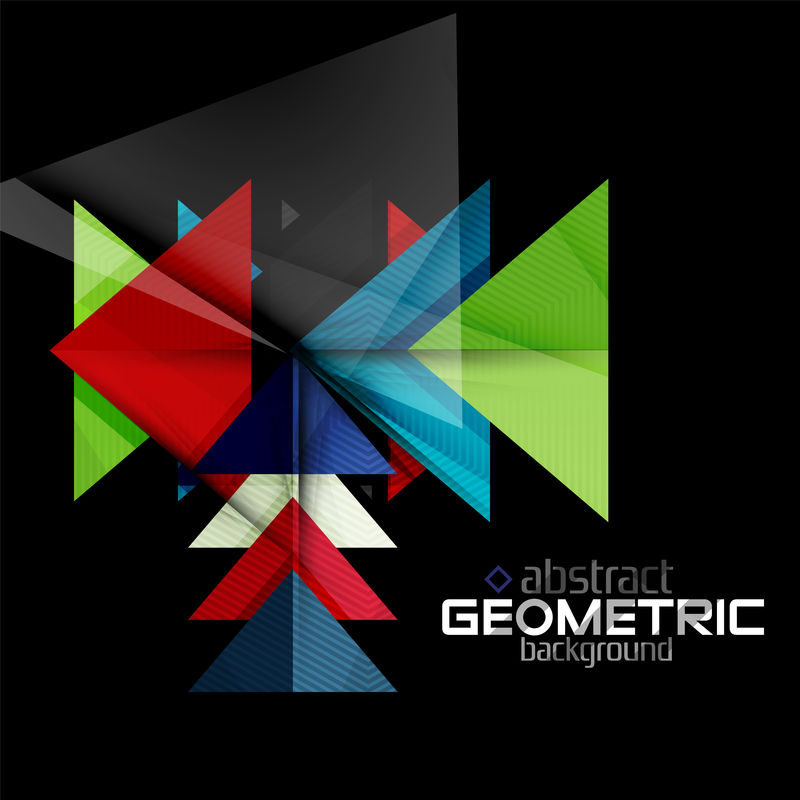 黑色纹理纸几何图形