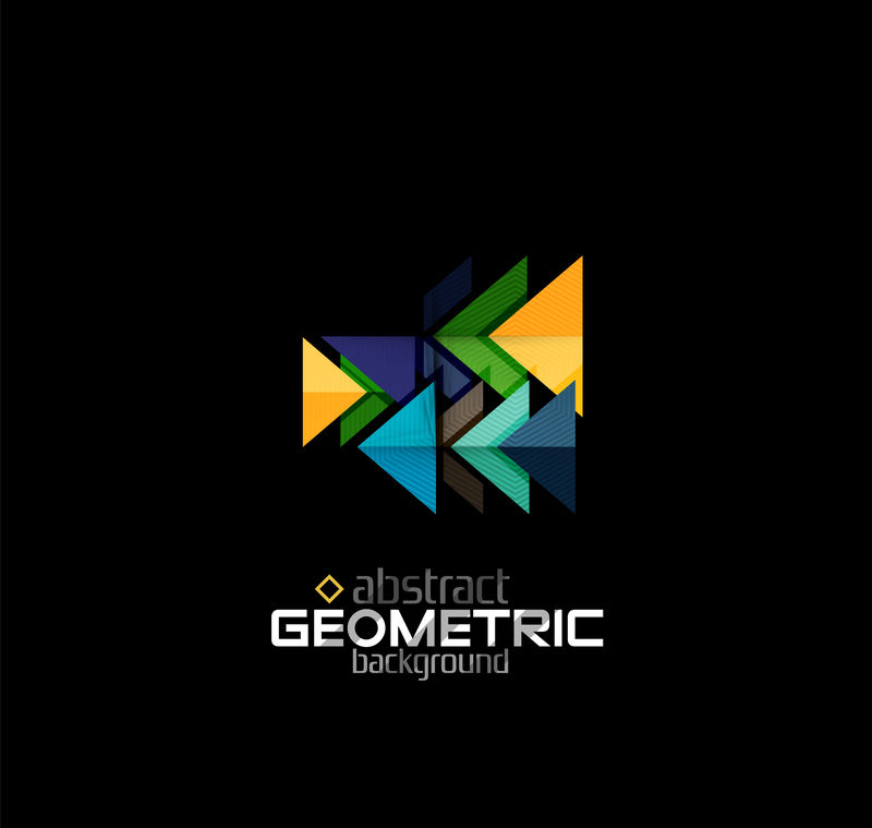 黑色纹理纸几何图形