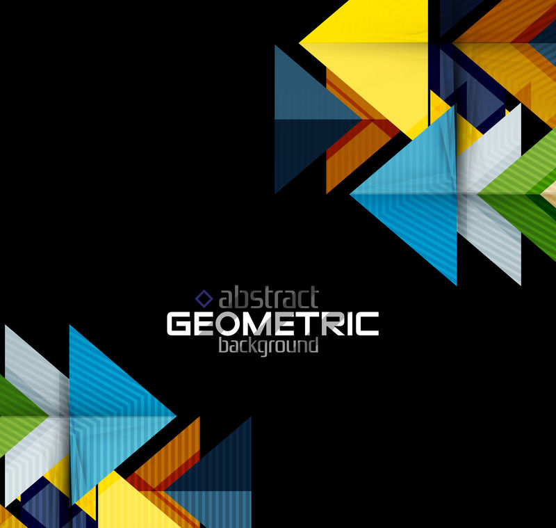 黑色纹理纸几何图形