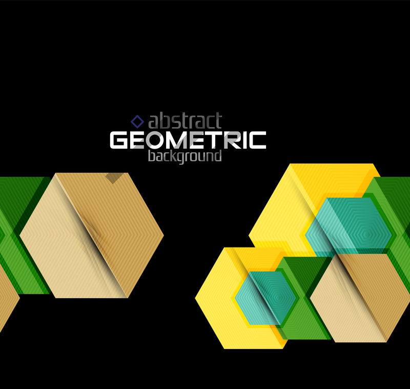 黑色纹理纸几何图形