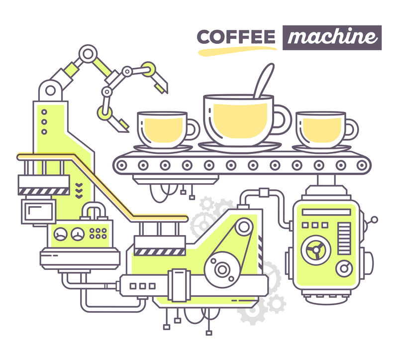 矢量图解创造性的专业机制使