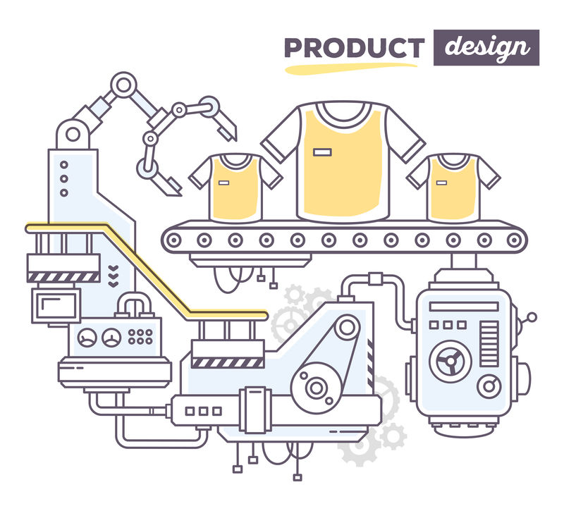 创造性专业生产机制的向量图解
