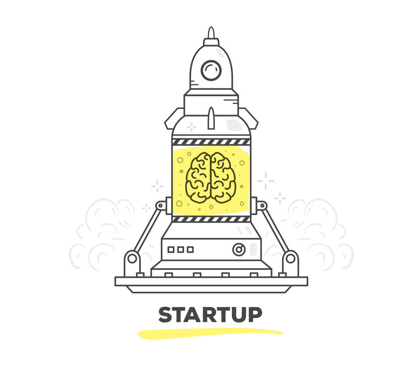 创业板创新专业机制的向量图解