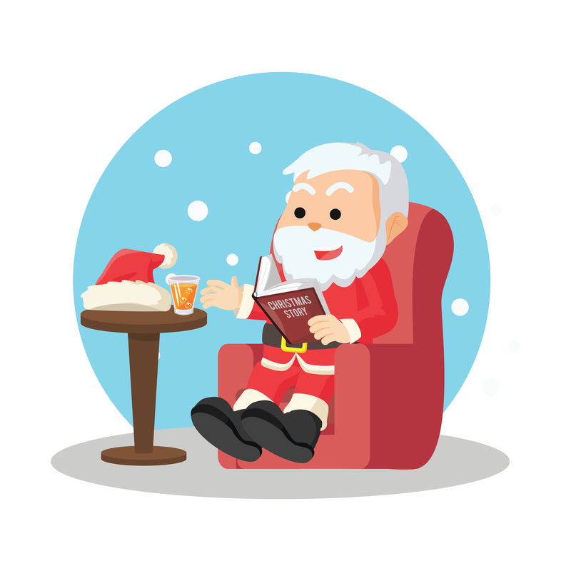 圣诞老人读圣诞故事