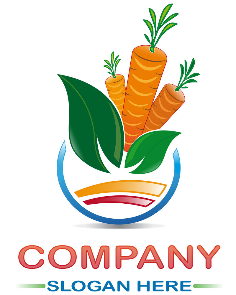 矢量有机食品标签