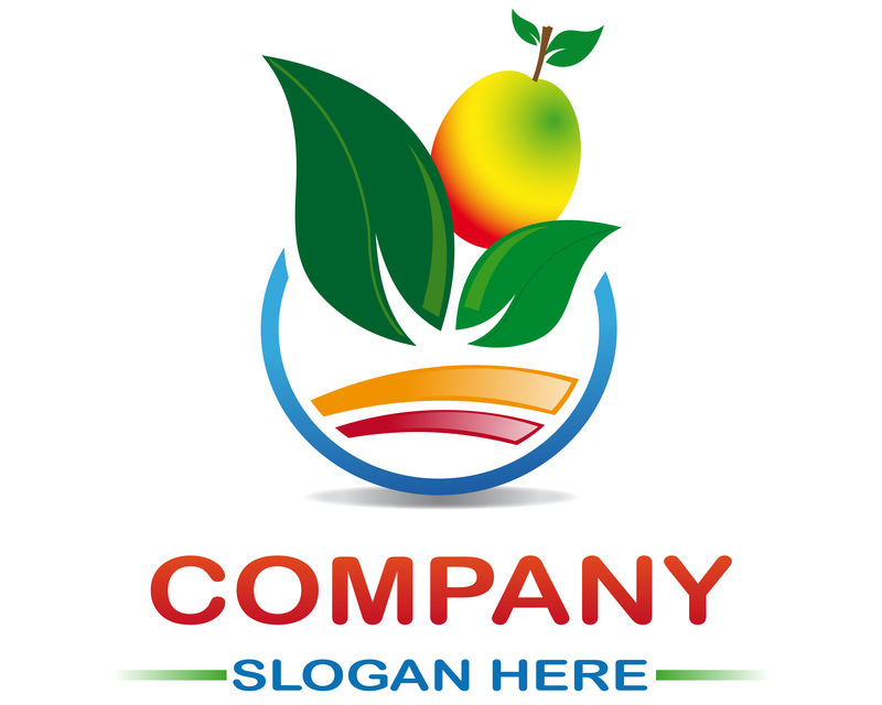 矢量有机食品标签