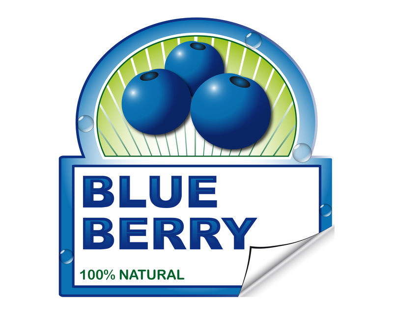 矢量有机食品标签