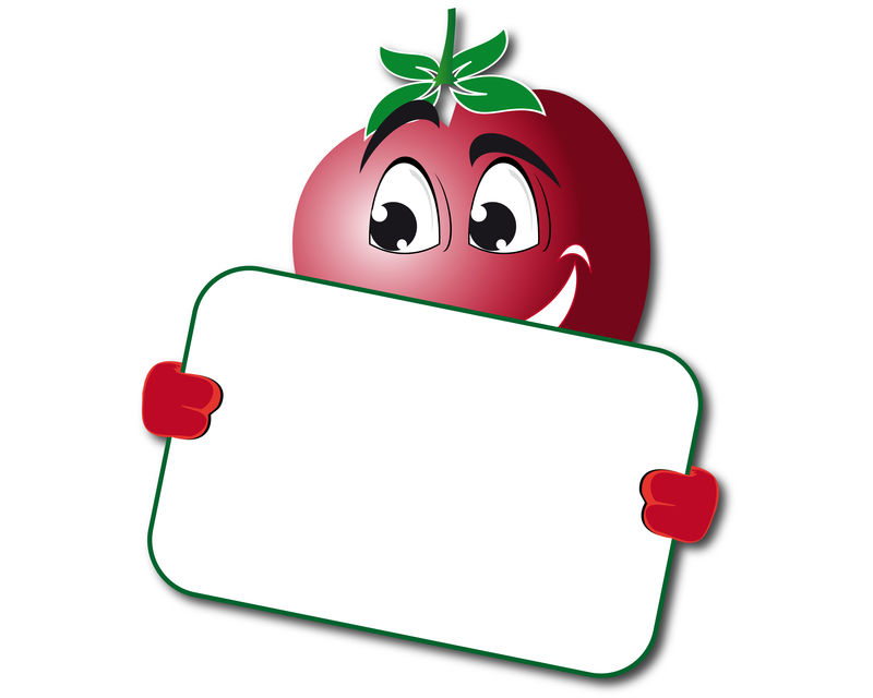 有趣的番茄招牌