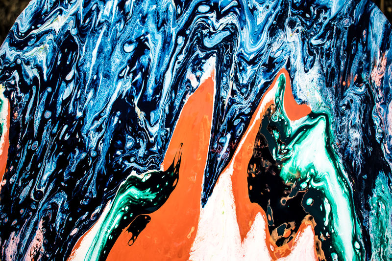 蓝色大理石背景