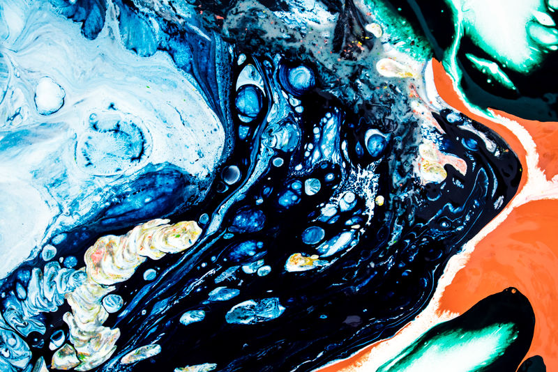 蓝色大理石背景