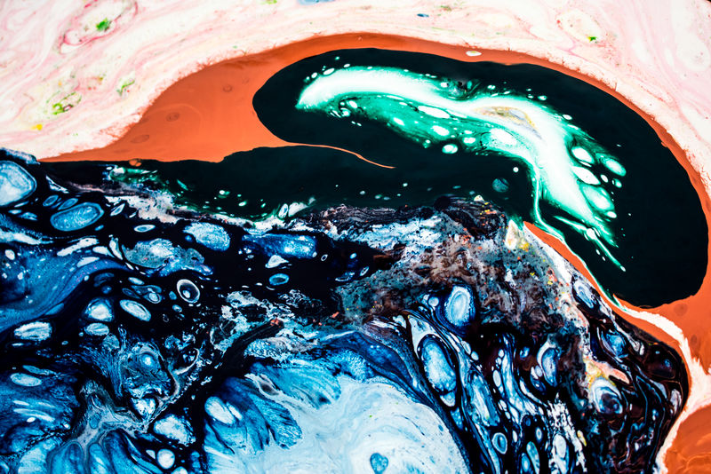 蓝色大理石背景