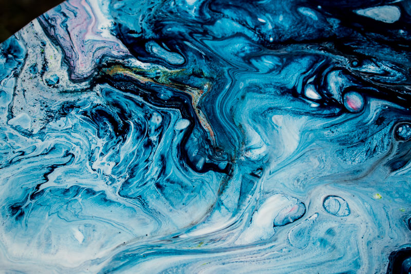 抽象数字分形图案-仿大理石纹理