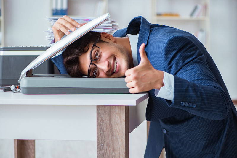 商人用复印机复印