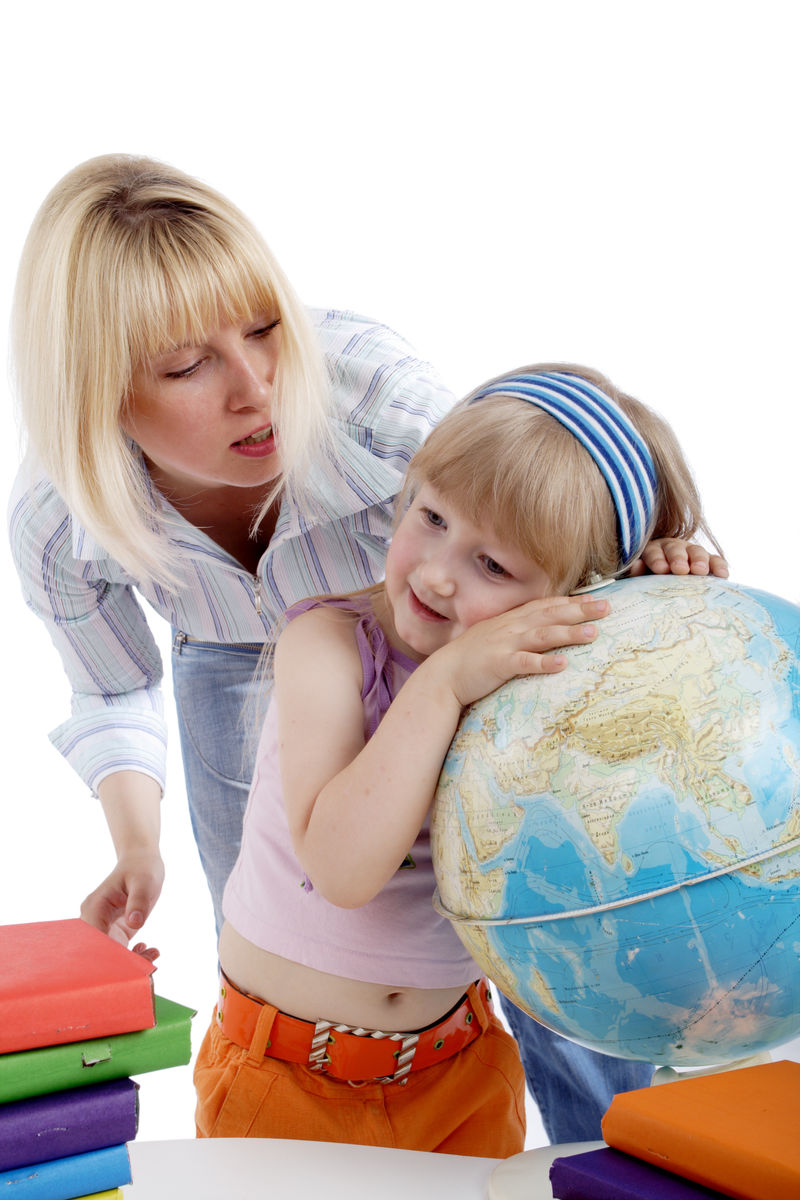 一个有风格的孩子的肖像。主题：教育。