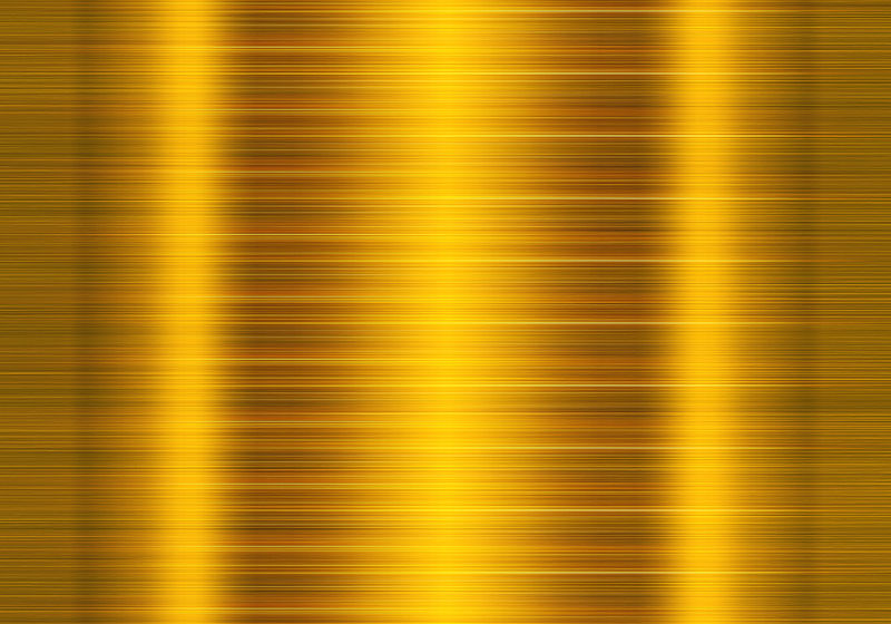 金属纹理背景-亮金色拉丝金属纹理板-矢量插图