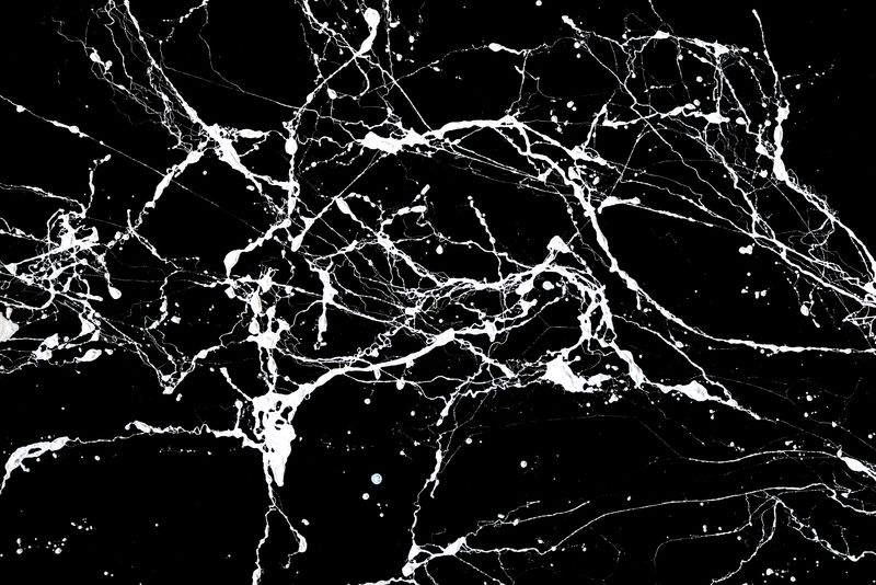 大理石纹理白色或黑色和垃圾纹理的设计背景-抽象或其他你的内容