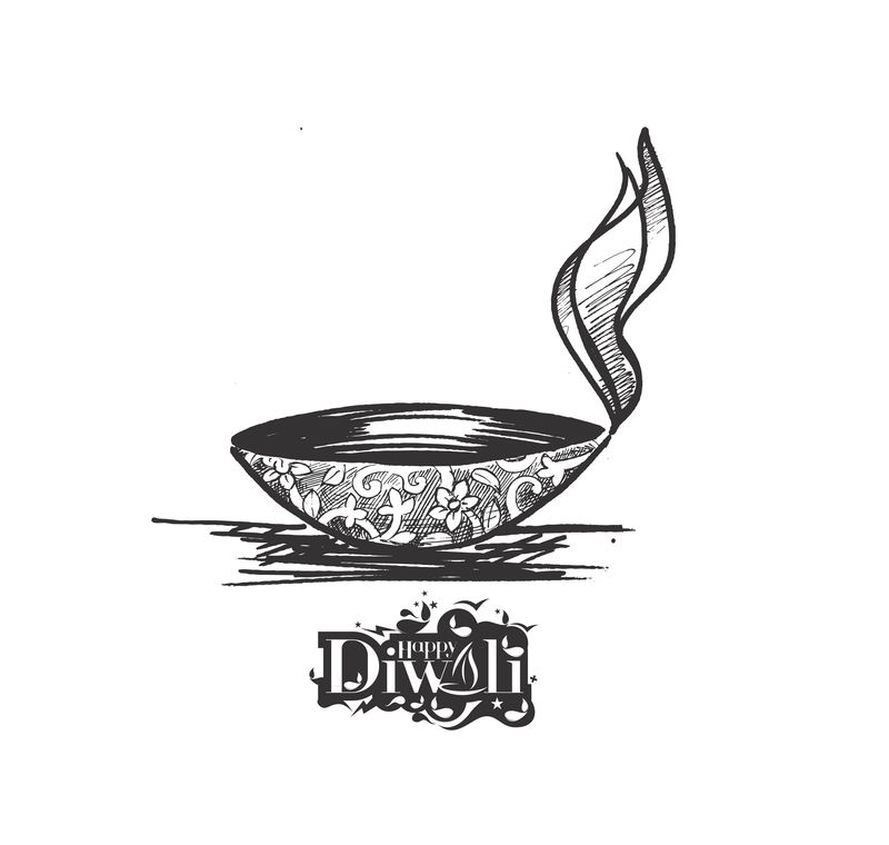 排灯节油灯-排灯节