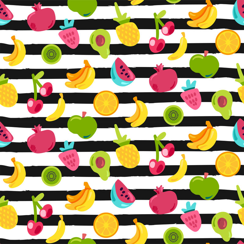 无缝苹果背景矢量模式广告-设计-网络-组织-包装