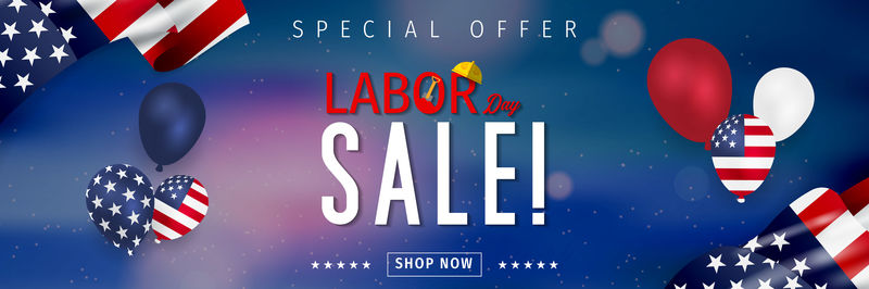 劳动节背景-矢量图解