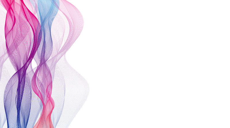 抽取水-曲线-紫丁香矢量图