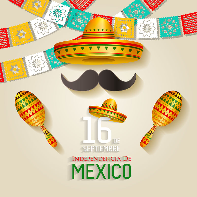 矢量墨西哥节日海报