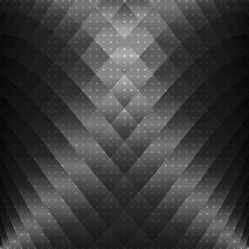 抽象的黑白几何背景和条纹。矢量图解