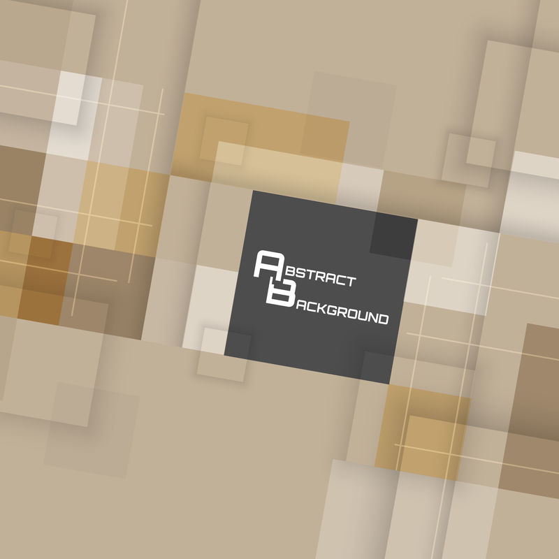 抽象矢量业务背景与方形模式。